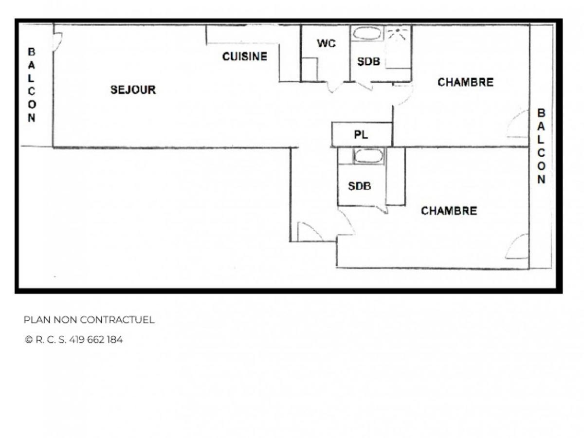 Appartement Renove 3 Pieces Pour 6 Pers, Balcon, 2 Sdb, Proche Ascenseur, Skis, Qualite 4 Flocons - Fr-1-452-203 Сен-Мартен-дьо-Белвил Екстериор снимка